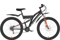 Велосипед Stark Jumper FS 27.1 D (2022), рама 20" (175-185 см), черный Велосипед Stark Jumper FS 27.1 D (2022), рама 20" (175-185 см), черный