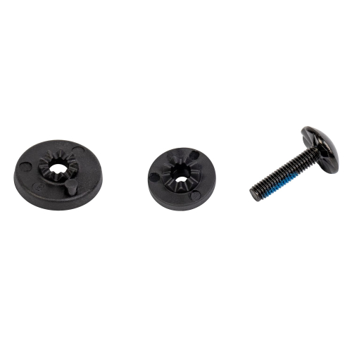 Запчасть креплений для сноуборда Reverse Ankle Strap Connection High Back Screw Complete Set, черный