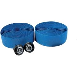 Лента на руль Clark`s CHBT, корковая+крепеж+заглушки, толщина 3мм, синяя, 3-160