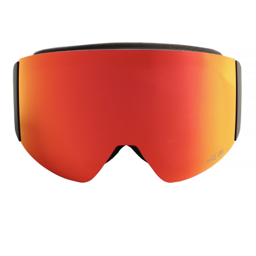 Маска горнолыжная White Owl FA-107, красный-черный