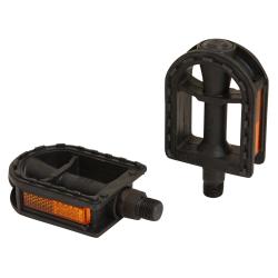 Педали STG  FP-619, ось 9/16", пластик, черные Педали STG  FP-619, ось 9/16", пластик, черные