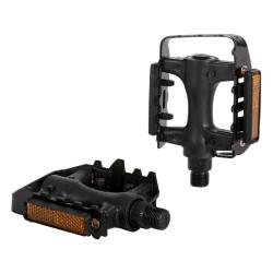 Педали FP-906, ось 9/16", пласт. корпус с алюм. рамкой, черные Педали FP-906, ось 9/16", пласт. корпус с алюм. рамкой, черные