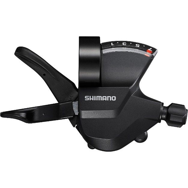 Шифтер Shimano Altus SL-M315, 7 скоростей, правый, трос 2050 мм, ESLM3157RA Шифтер Shimano Altus SL-M315, 7 скоростей, правый, трос 2050 мм, ESLM3157RA