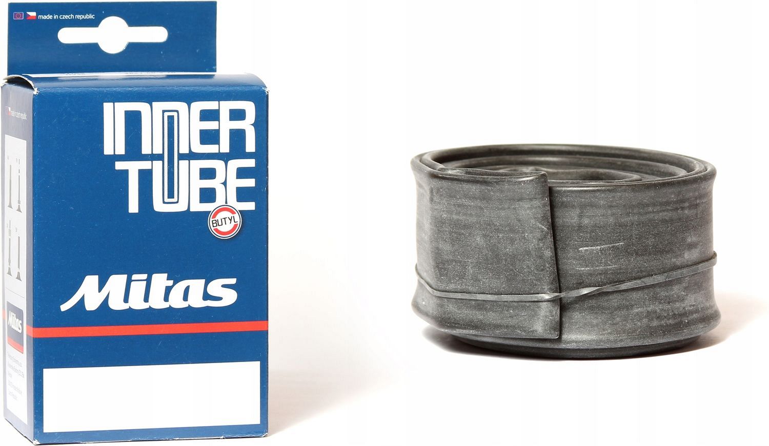 Камера Mitas 28/29x1.75/2.3", велониппель 47 мм, черный Камера Mitas 28/29x1.75/2.3", велониппель 47 мм, черный