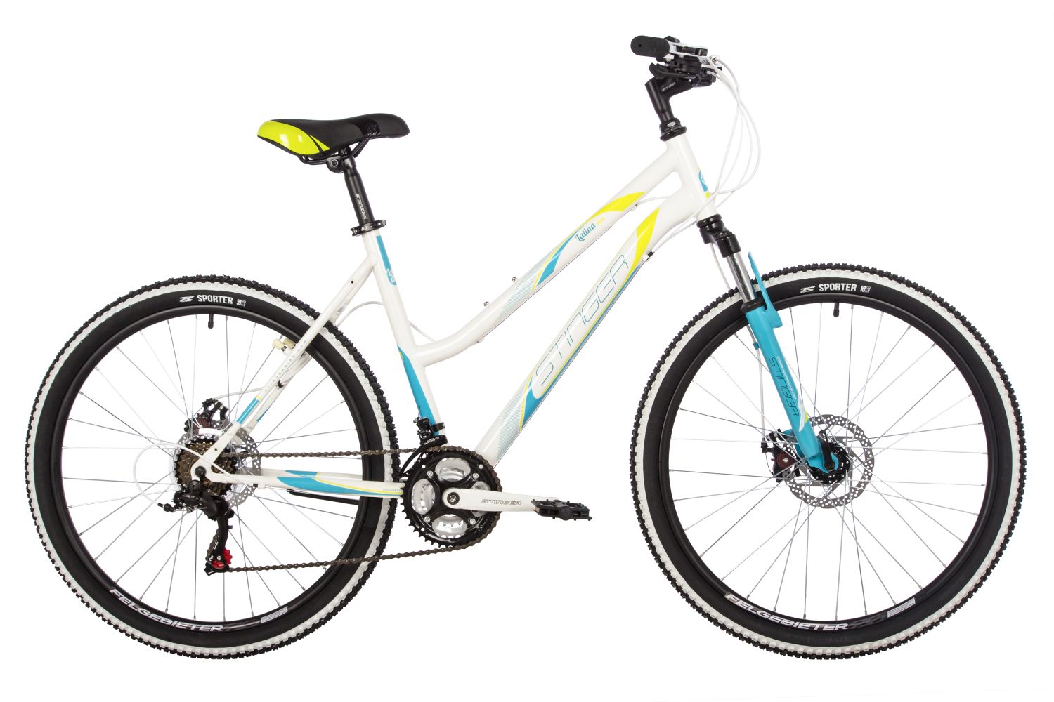 Велосипед Stinger Latina D 26" (2023), рама 17" (165-175 см), белый Велосипед Stinger Latina D 26" (2023), рама 17" (165-175 см), белый