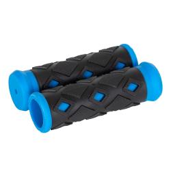 Рукоятки руля ХD-113B, 95мм, черно-синие Рукоятки руля ХD-113B, 95мм, черно-синие