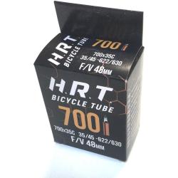 Камера велосипедная H.R.T., 28/700, Presta 48 мм, 35/45х622/630, бутиловая, 00-010048 Камера велосипедная H.R.T., 28/700, Presta 48 мм, 35/45х622/630, бутиловая, 00-010048