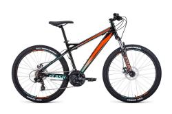Велосипед FORWARD FLASH 26 2.2 S Disc (2021), рама 19" (175-185 см), черный Велосипед FORWARD FLASH 26 2.2 S Disc (2021), рама 19" (175-185 см), черный
