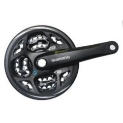 Система Shimano Altus М311, 170мм, 42/32/22Т, защ., черн. Система Shimano Altus М311, 170мм, 42/32/22Т, защ., черн.