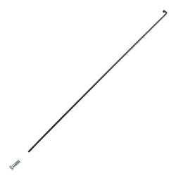 Спицы 14G 253mm с ниппелями, чёрный (набор 100 шт) Спицы 14G 253mm с ниппелями, чёрный (набор 100 шт)