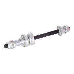 Ось с подшипниками для втулок Bike Parts SF-A03R 32H,O.L.D. 130мм; AXLE S45C 3/8"; CP FINISH; 3/8"; под болты Ось с подшипниками для втулок Bike Parts SF-A03R 32H,O.L.D. 130мм; AXLE S45C 3/8"; CP FINISH; 3/8"; под болты