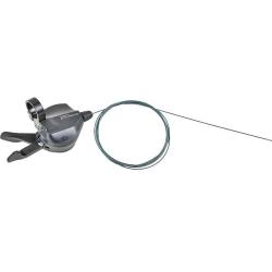 Шифтер Shimano Cues SL-U4000-9 Rapidfire Plus, 9 скоростей, правый, трос 2050мм, черный, 00-180870 Шифтер Shimano Cues SL-U4000-9 Rapidfire Plus, 9 скоростей, правый, трос 2050мм, черный, 00-180870