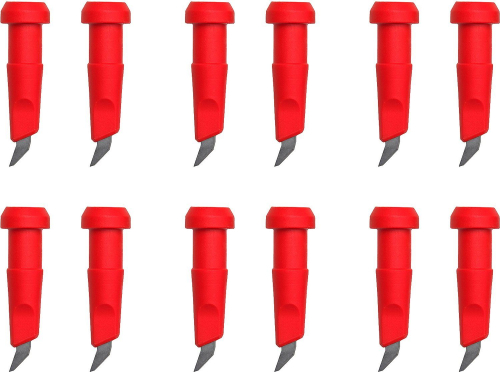 Наконечники для лыжероллеров KV+ Tip vid for rollski, 8.5 mm, 6 пар, красный