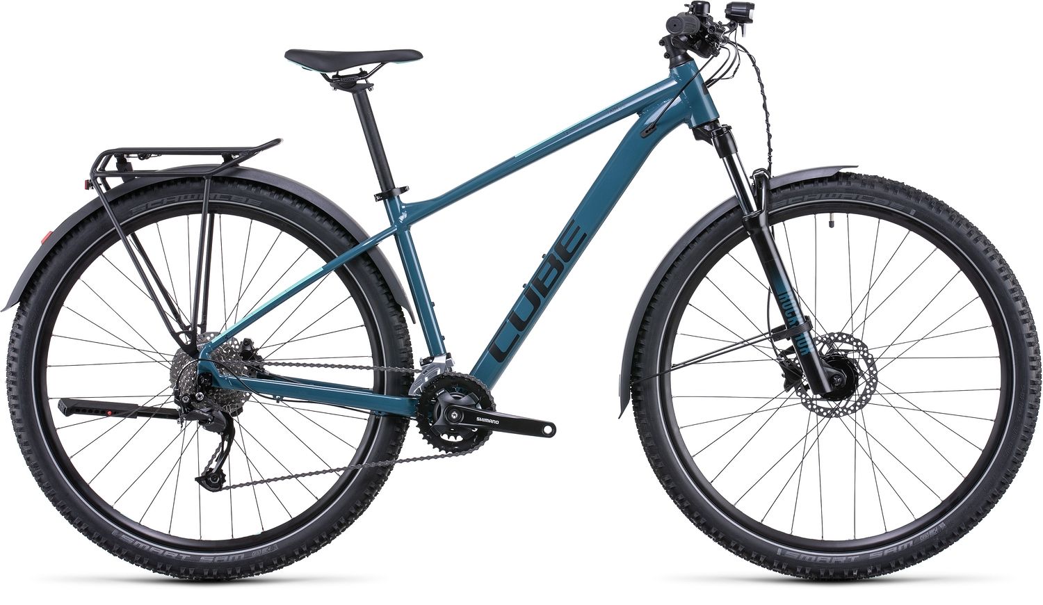 Велосипед Cube Aim SL Allroad (2022), рама 22" (185-195 см), синий Велосипед Cube Aim SL Allroad (2022), рама 22" (185-195 см), синий