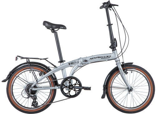 NOVATRACK TG-20 8-spd 20" (2020), серебристый