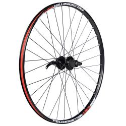 Колесо 26" заднее, двой. пист. обод, под disc, 32 отв, втулка SF B27R, пром подшипники Колесо 26" заднее, двой. пист. обод, под disc, 32 отв, втулка SF B27R, пром подшипники