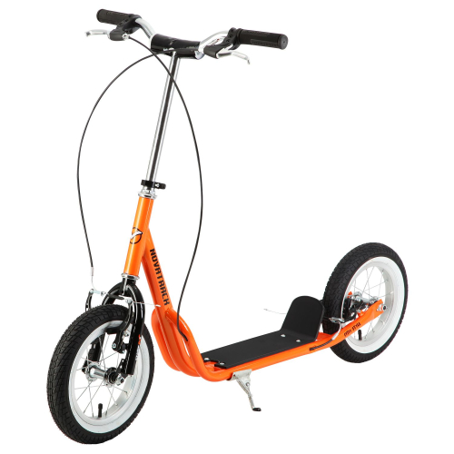 Самокат внедорожный Novatrack STAMP N4 12", оранжевый