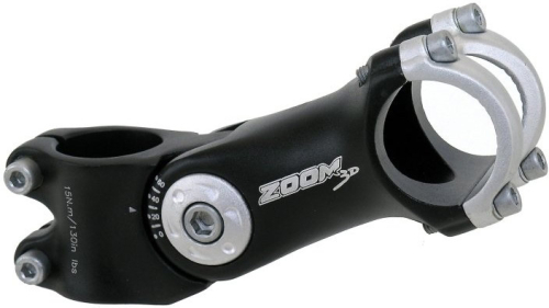 Вынос велосипедный Zoom, внешний, регулируемый, (0-60 град.), 1-1 1/8", 125/90 мм, руль 31.8 мм, 5-404162