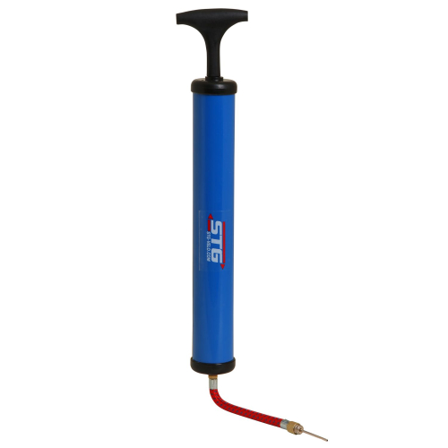 Насос ручной STG для накачки мячей, шланг с авт.нип. + игла сталь. под автомобильный ниппель