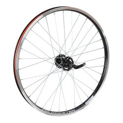 Колесо 24" заднее (без резины), двустенный алюм.обод 32 отв. Колесо 24" заднее (без резины), двустенный алюм.обод 32 отв.