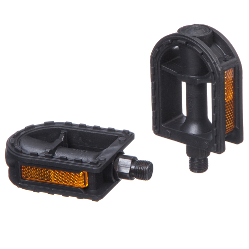 Педали FP-619, ось 9/16", пластик, черные