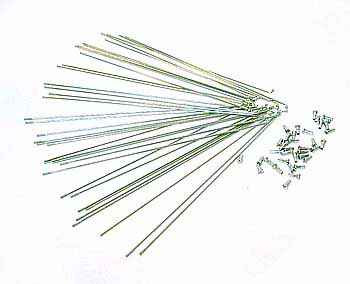 Спицы 14G X 256MM сталь (набор 36шт.)