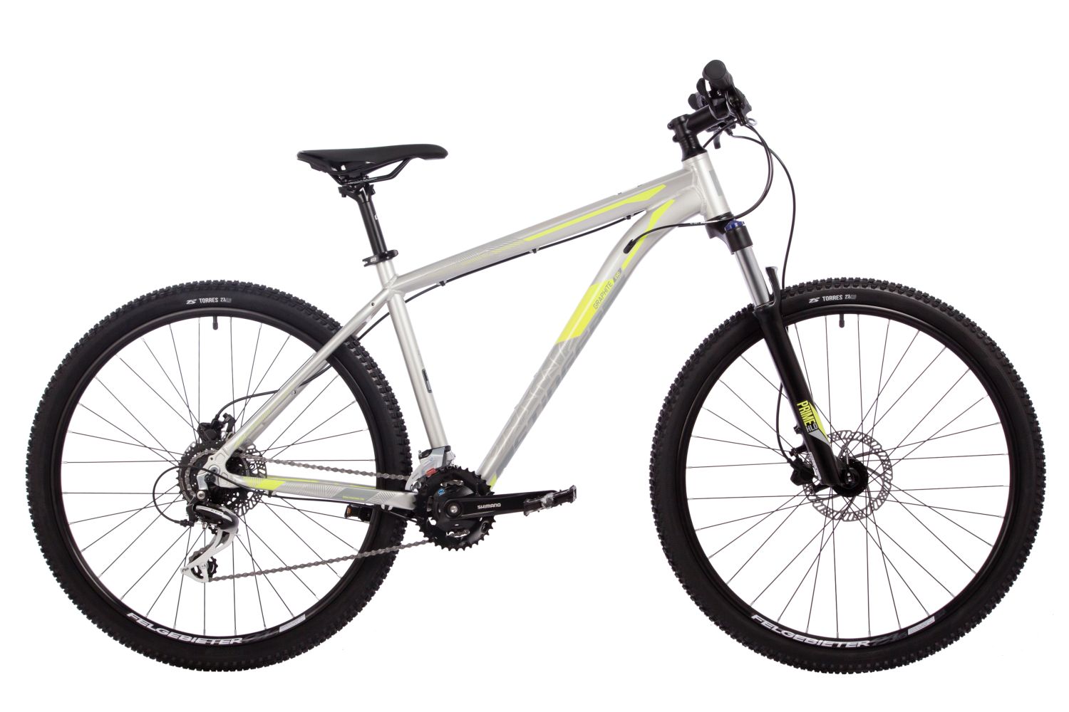 Велосипед Stinger Graphite Evo 27.5" (2024), рама 18" (165-175 см), серый Велосипед Stinger Graphite Evo 27.5" (2024), рама 18" (165-175 см), серый
