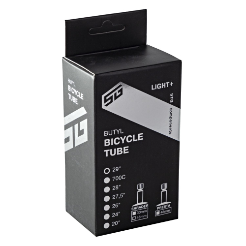 Камера велосипедная STG Light+, 29Х1.95/2.3, бутил, автониппель 48 мм, (упак.: коробка)