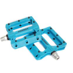 Педали Horst, нейлон H601, широкие, ось Cr-Mo с 2-мя герметичными промподшипниками, 364 г, 00-170844, синий Педали Horst, нейлон H601, широкие, ось Cr-Mo с 2-мя герметичными промподшипниками, 364 г, 00-170844, синий
