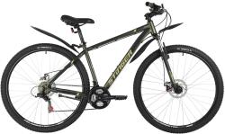 Велосипед STINGER CAIMAN D MICROSHIFT 29" (2021), рама 18" (165-175 см), зеленый Велосипед STINGER CAIMAN D MICROSHIFT 29" (2021), рама 18" (165-175 см), зеленый
