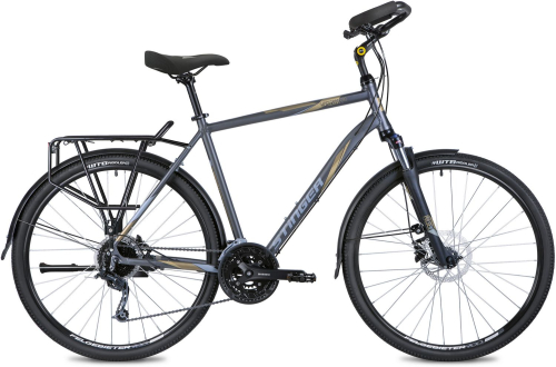 Велосипед STINGER HORIZONT PRO 28" (2021), рама 60 см (185-195 см), серый