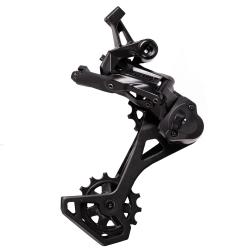 Переключатель задний Microshift AdventX RD-M6205AM, 10 ск., Clutch, средняя лапка, алюминий, черный