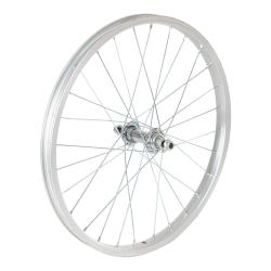 Колесо 20" переднее 28 спиц одинарный обод втулка SF A03F