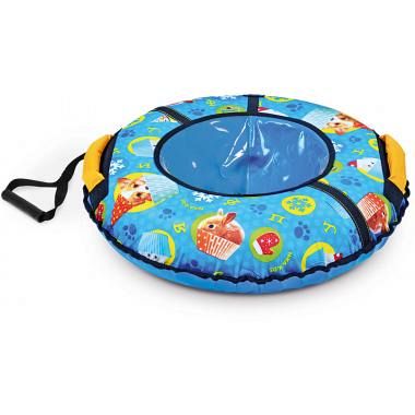 Тюбинг 85 см принтованный, синий