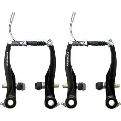 Комплект тормозов Promax V-Brake (передний + задний), 110мм, алюминиевые, черные, 5-360854 Комплект тормозов Promax V-Brake (передний + задний), 110мм, алюминиевые, черные, 5-360854