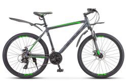 Велосипед Stels Navigator-620 MD 26" V010, рама 14" (130-155 см), серый Велосипед Stels Navigator-620 MD 26" V010, рама 14" (130-155 см), серый