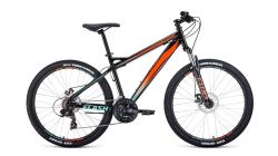 Велосипед FORWARD FLASH 26 2.0 Disc (2021), рама 19" (175-185 см), черный Велосипед FORWARD FLASH 26 2.0 Disc (2021), рама 19" (175-185 см), черный