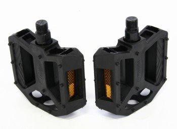 Педали FP-850, ось 9/16", пластик, черные