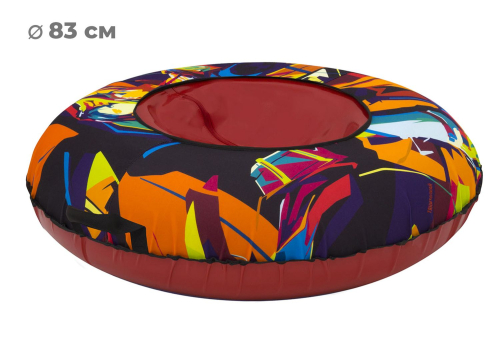 Тюбинг 100см ОКСФОРД ART, красный