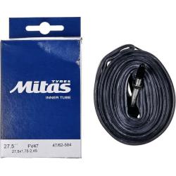 Камера Mitas 27.5x2.5/3.0", автопниппель 40 мм, черный Камера Mitas 27.5x2.5/3.0", автопниппель 40 мм, черный