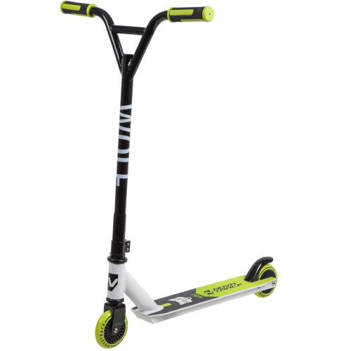 Самокат NOVATRACK WOLF Plastic EL (2019), зеленый