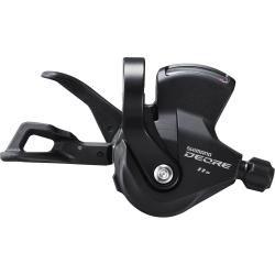 Шифтер Shimano Deore M5100-R, прав, 11ск, на хомут, c индикатором, тр. 2050мм с SP41 1880мм, ISLM5100RAP Шифтер Shimano Deore M5100-R, прав, 11ск, на хомут, c индикатором, тр. 2050мм с SP41 1880мм, ISLM5100RAP