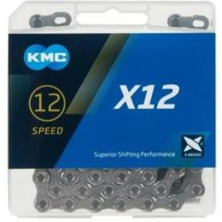 Цепь KMC Х12, 12 скоростная, 126 звеньев, 1/2"х11/128", с замком, 6-190607 Цепь KMC Х12, 12 скоростная, 126 звеньев, 1/2"х11/128", с замком, 6-190607