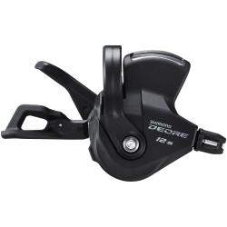Шифтер Shimano Deore M6100-R, прав, 12ск, на хомут, c индикатором, тр. 2050мм с SP41 1880мм, ISLM6100RAP Шифтер Shimano Deore M6100-R, прав, 12ск, на хомут, c индикатором, тр. 2050мм с SP41 1880мм, ISLM6100RAP