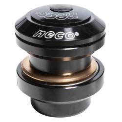 Рулевая колонка Neco H773, EC34, 1 1/8", алюм.чашки, пром.подшипники, черный Рулевая колонка Neco H773, EC34, 1 1/8", алюм.чашки, пром.подшипники, черный