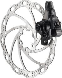 Набор тормозной Tektro MD-C400 Mira механический дисковый передний (ротор 160мм + суппорт + колодки), 00-180855 Набор тормозной Tektro MD-C400 Mira механический дисковый передний (ротор 160мм + суппорт + колодки), 00-180855