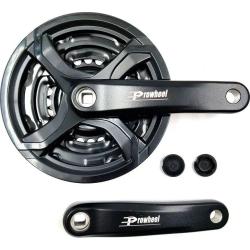 Шатуны Prowheel TA-CQ02, 28/38/48T, 170 мм, черный, черный Шатуны Prowheel TA-CQ02, 28/38/48T, 170 мм, черный, черный