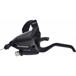 Комборучка Shimano ST-EF500-L, левая, 3-ск, трос 1800мм, под V-brake Комборучка Shimano ST-EF500-L, левая, 3-ск, трос 1800мм, под V-brake