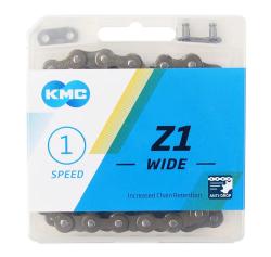 Цепь KMC Z1 Wide 112 звеньев 1 скорость Цепь KMC Z1 Wide 112 звеньев 1 скорость