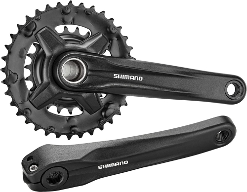 Система шатунов Shimano FC-MT210-B2, 9-Speed, 2-Pcs FC, 170mm, 36-22T